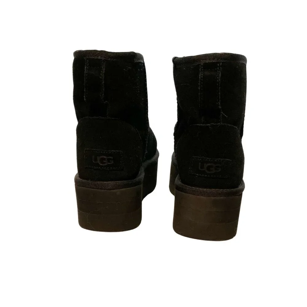 UGG Women’s Classic Mini Platform Booties – Size 7 – NWOT – Suede, UGGplush™ - Picture 8 of 11
